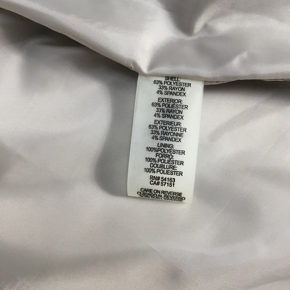 Karl Lagerfeld Paris 1 Button Tan Blazer Size 10 - Picture 13 of 15